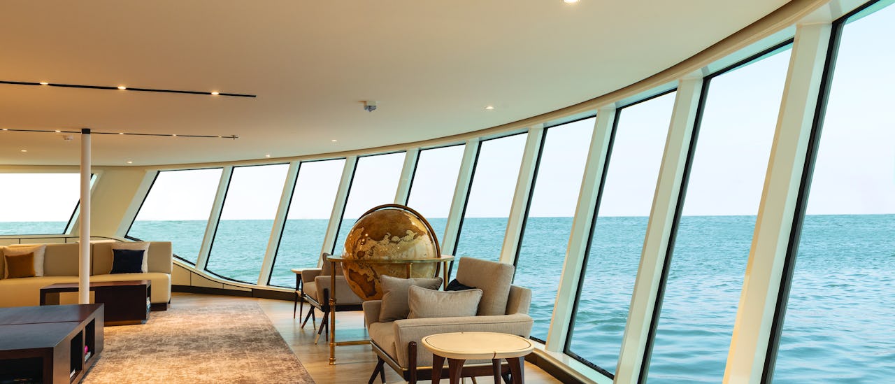 Observation Lounge - the ideal place to relax with a book from the library