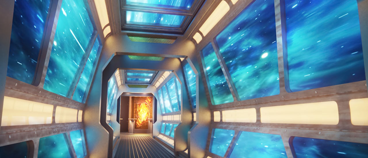 Immerse yourself in the virtual world of the Galaxy Pavilion