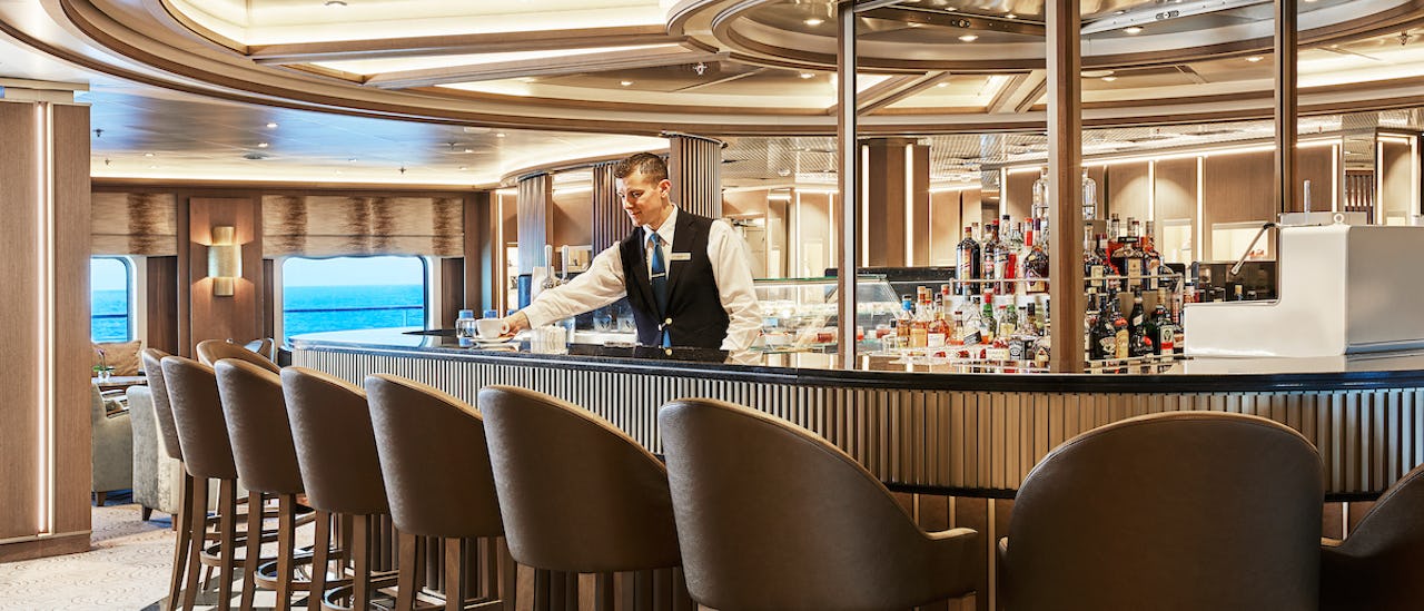 Enjoy a drink in Arts bar