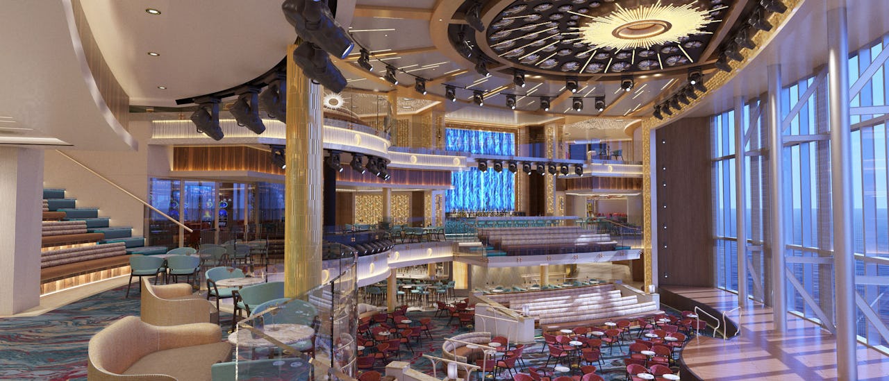 One of many stages onboard