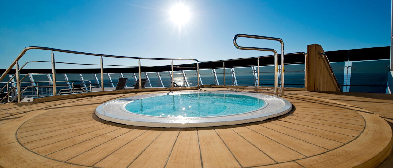 One of many jacuzzis