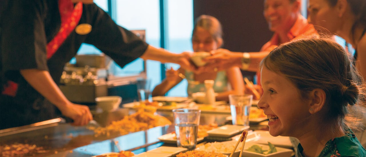 The speciality restaurant Teppanyaki