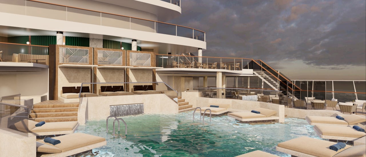 Atoll Pool & Bar - an intimate pool with a chilled vibe