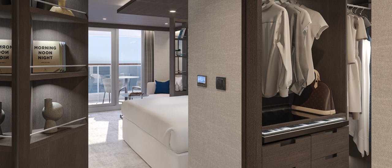 The design the suites has been developed in collaboration with De Jorio and the architectural and interior design studio NenMar