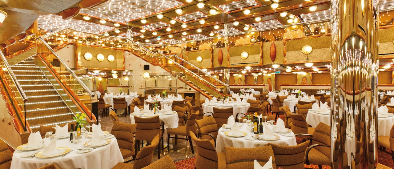 One of the complimentary main dining rooms