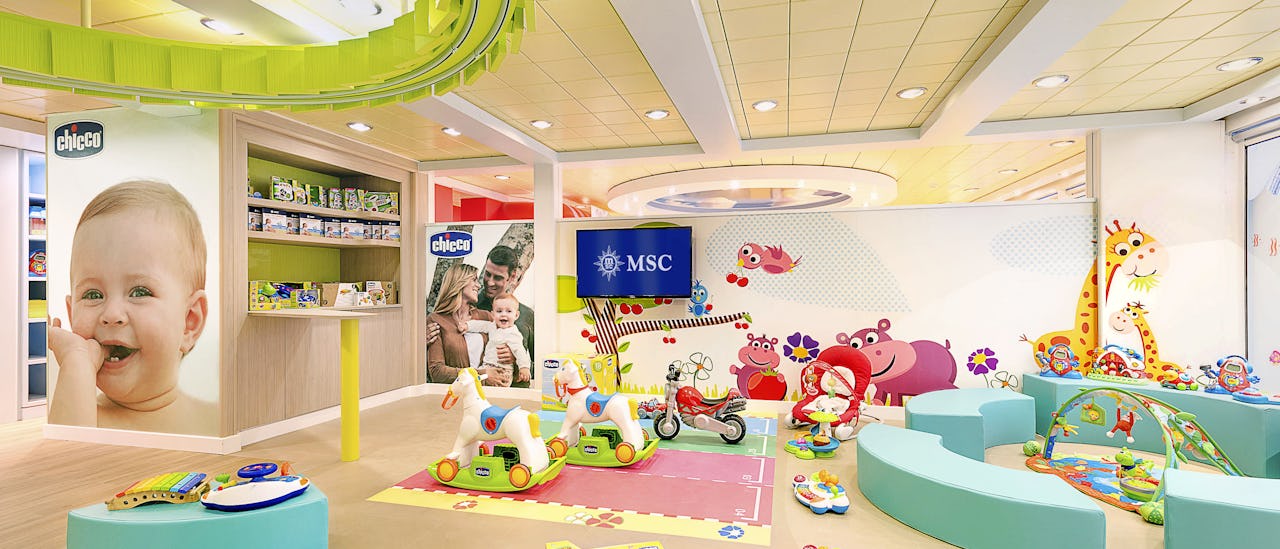 The Baby Club is designed for the youngest guests