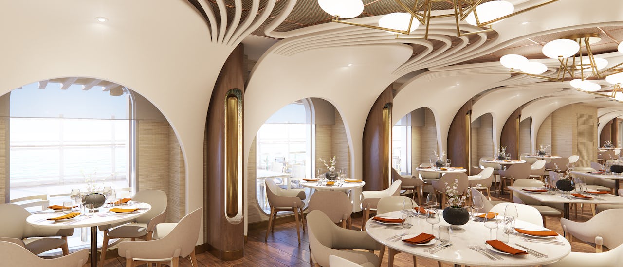 Enjoy modern Italian cuisine and elegant dining at Onda by Scarpetta