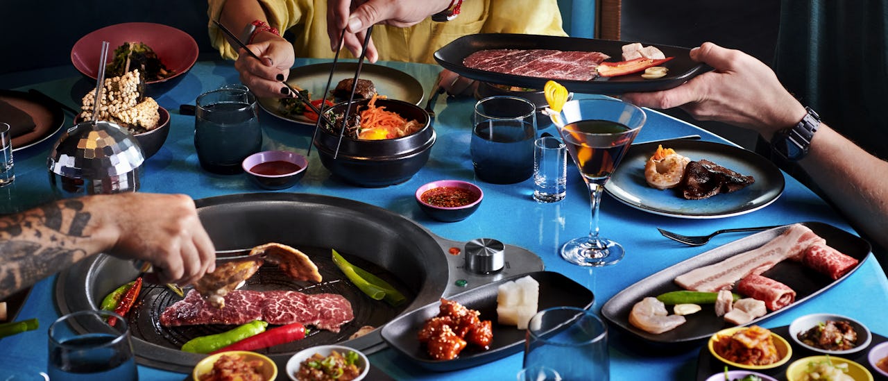 Gunbae Grill is a korean BBQ restaurant