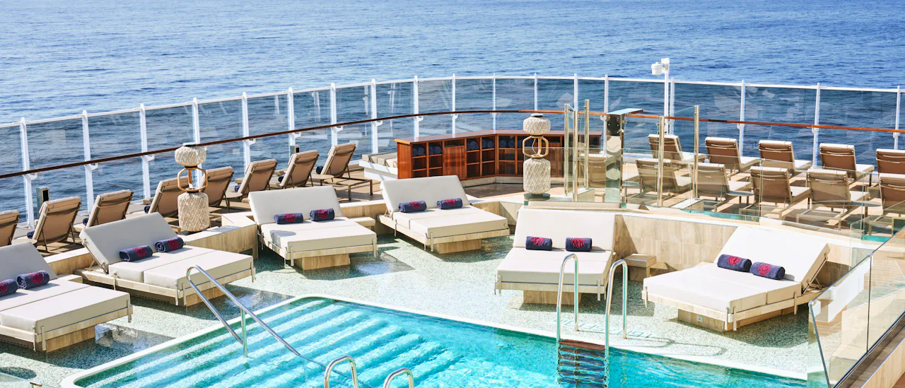 Atoll Pool & Bar - an intimate pool with a chilled vibe