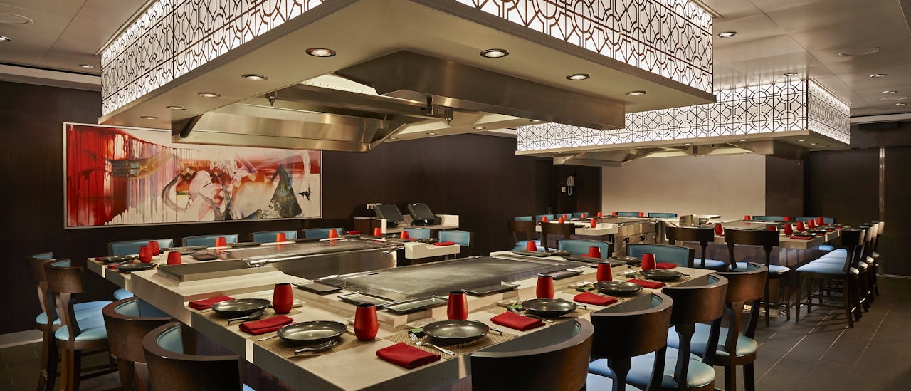 The speciality restaurant Teppanyaki