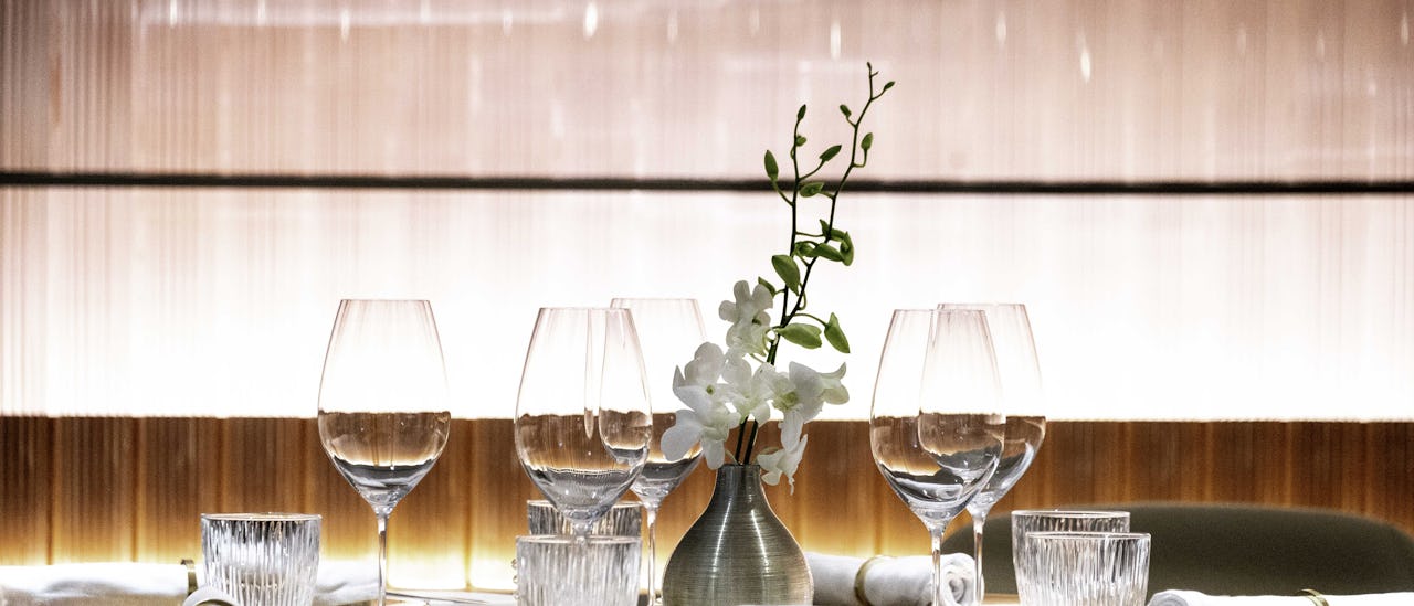 Fine dining at Le Voyage, a new restaurant by world-renowned chef Daniel Boulud