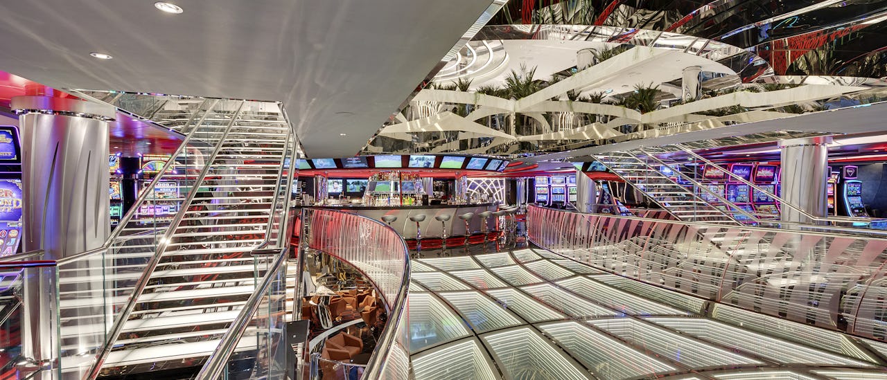 The atrium – the heart of the ship