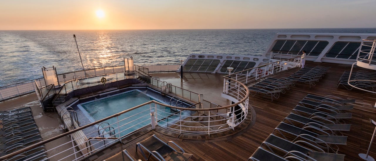 Relax in one of the pools and whirlpools