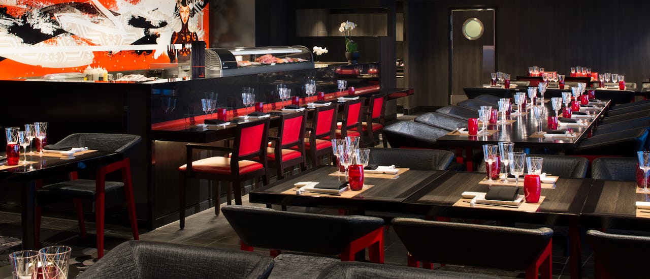 Izumi Teppanyaki Restaurant features a la carte hibachi, teppanyaki and sushi menu