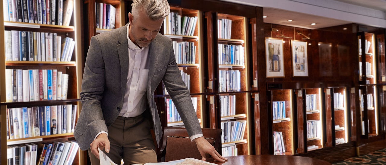 Possibly the most well stocked library on the seven seas