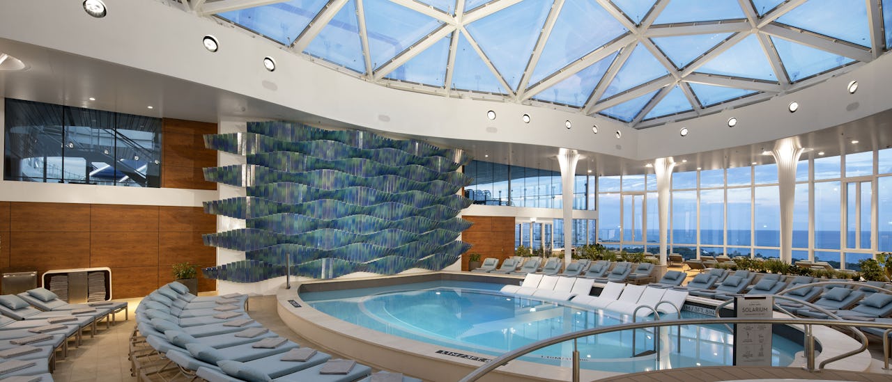 The indoor pool reserved for adults