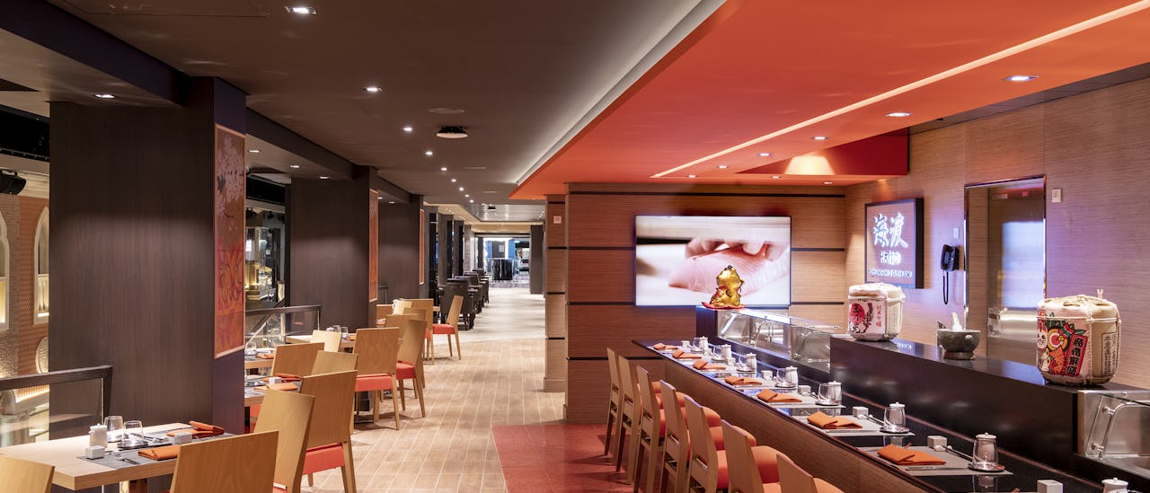 The sushi and teppanyaki restaurant Kaito