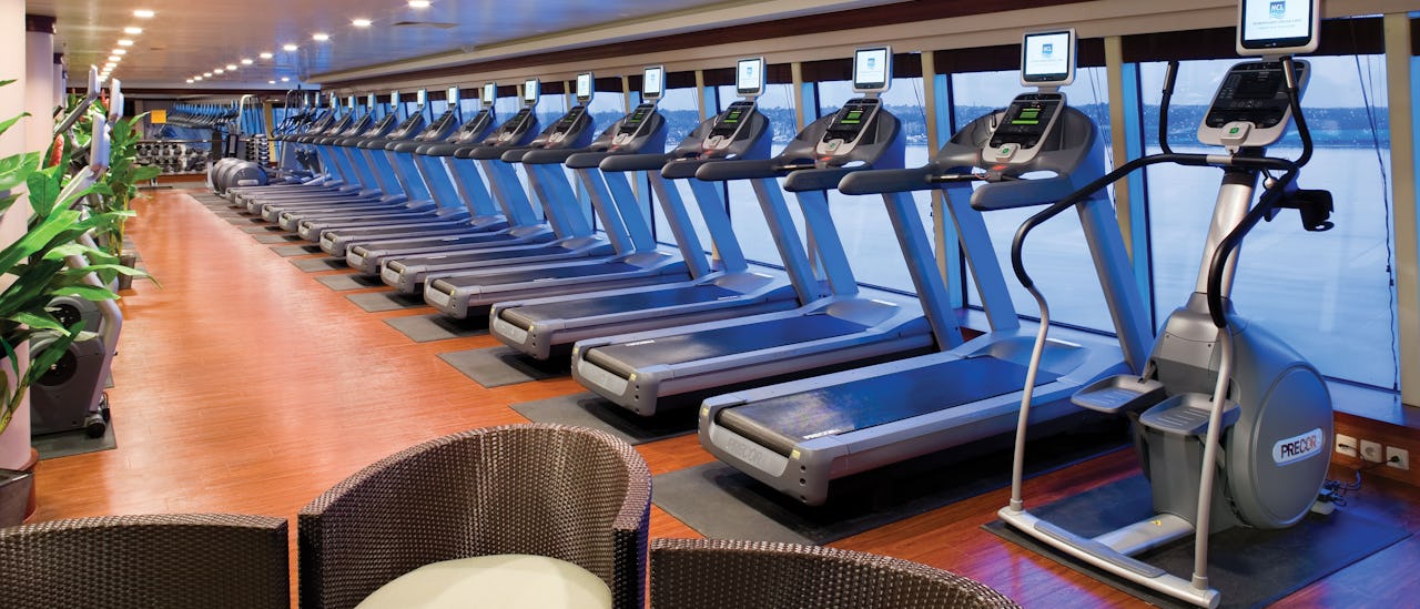 Work-out with ocean views