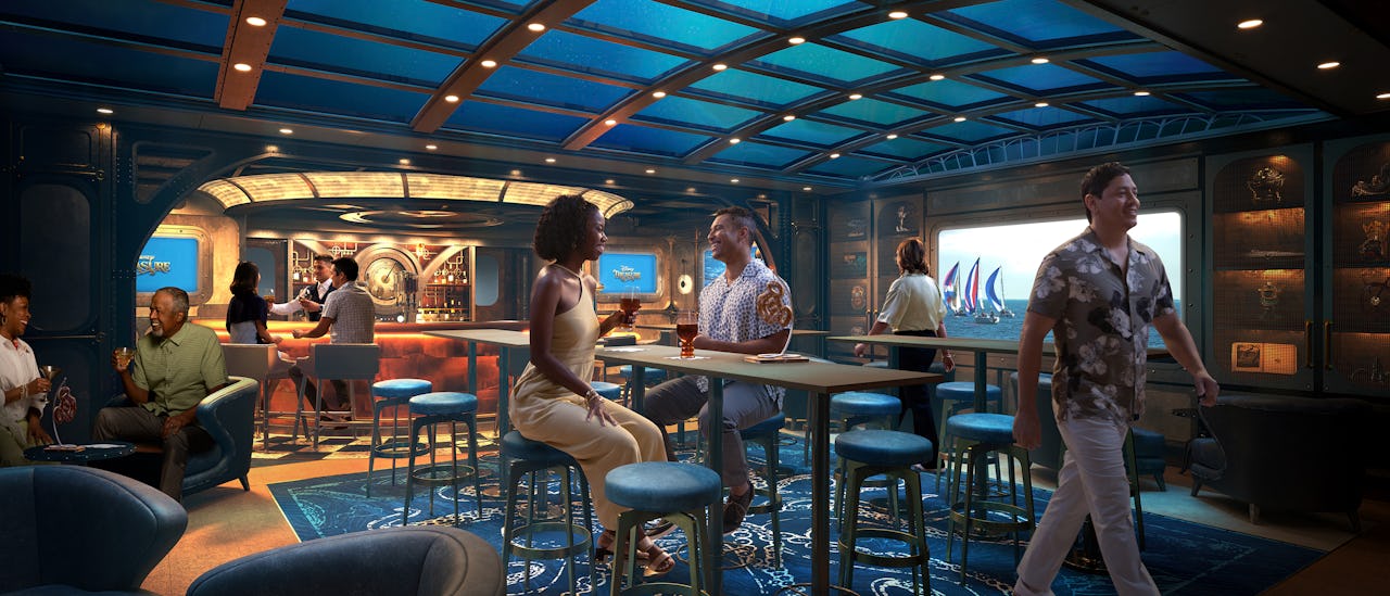 Periscope Pub is inspired by the 1954 movie "20,000 Leagues Under the Sea"