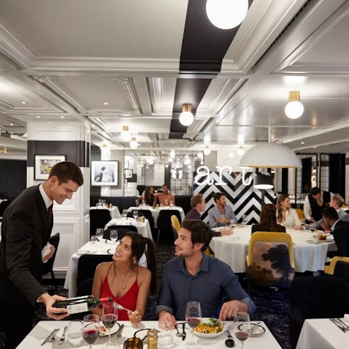 Elegant dining experience on Celebrity Cruises