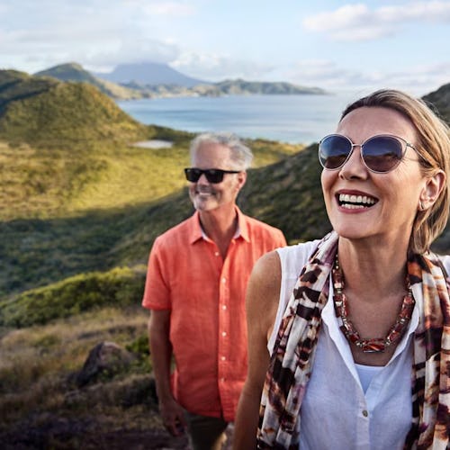 t: Travelers exploring a port during a Discovery™ shore excursion with Princess Cruises, enjoying cultural immersion.