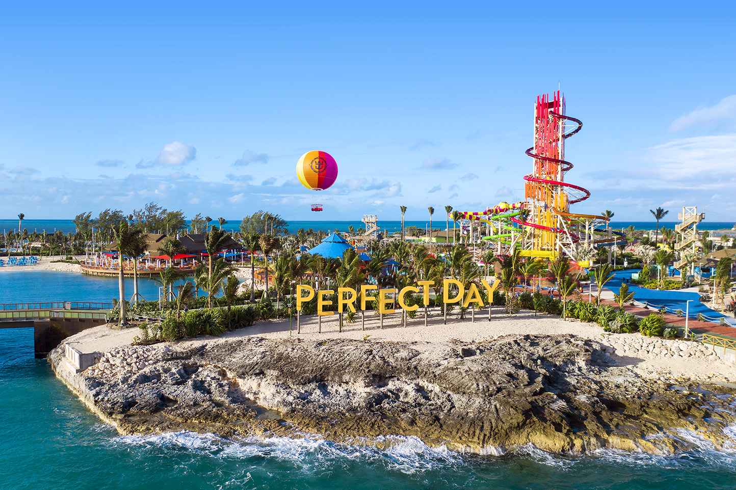  Family enjoying the water park and private beaches at Royal Caribbean’s Perfect Day at CocoCay