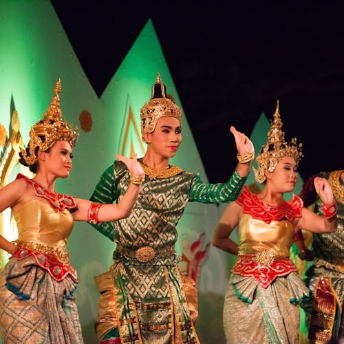 Guests attending an AzAmazing Evening event, enjoying exclusive local performances as part of Azamara’s immersive cultural experiences.